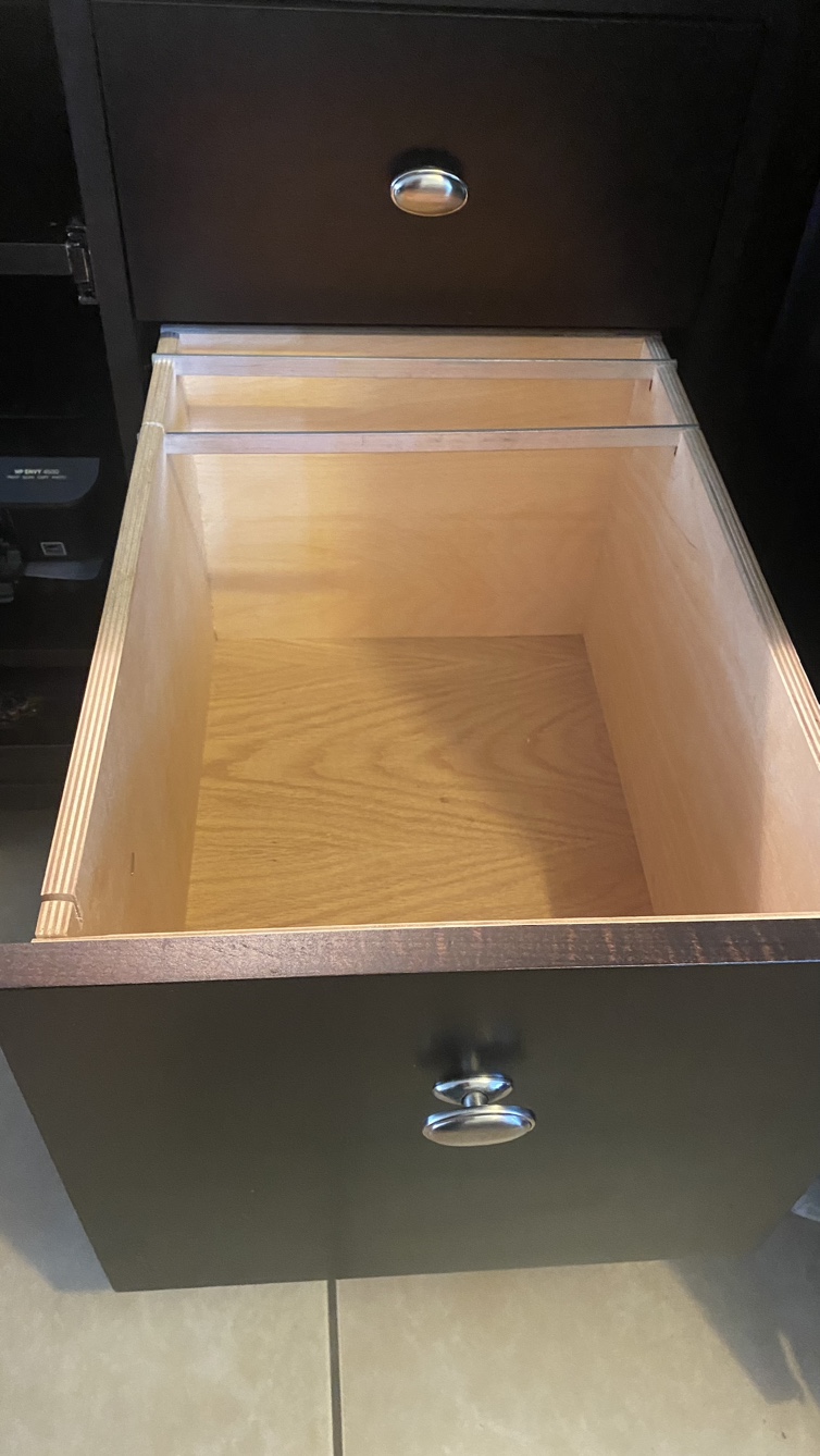 Black Cabinet with Desk and Shelving - photo 5