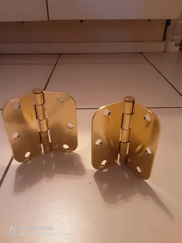 Taymor 3-1/2" x 3-1/2" Brass Hinges image indicator(2)