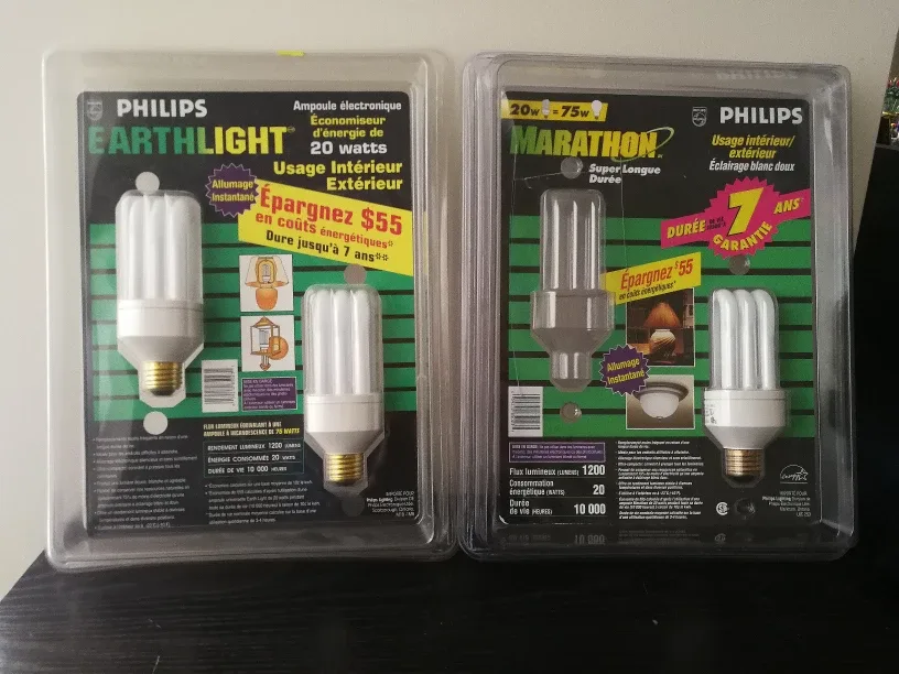 3 New Philips marathon energy saving light bulbs image indicator(4)