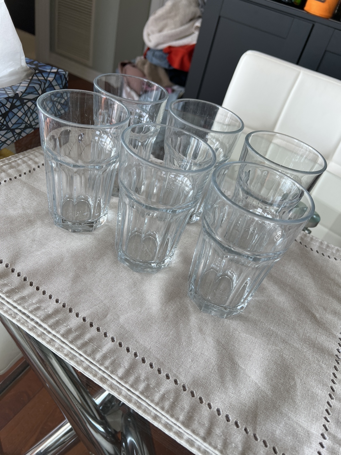 Set of 6 Glass ikea glasses