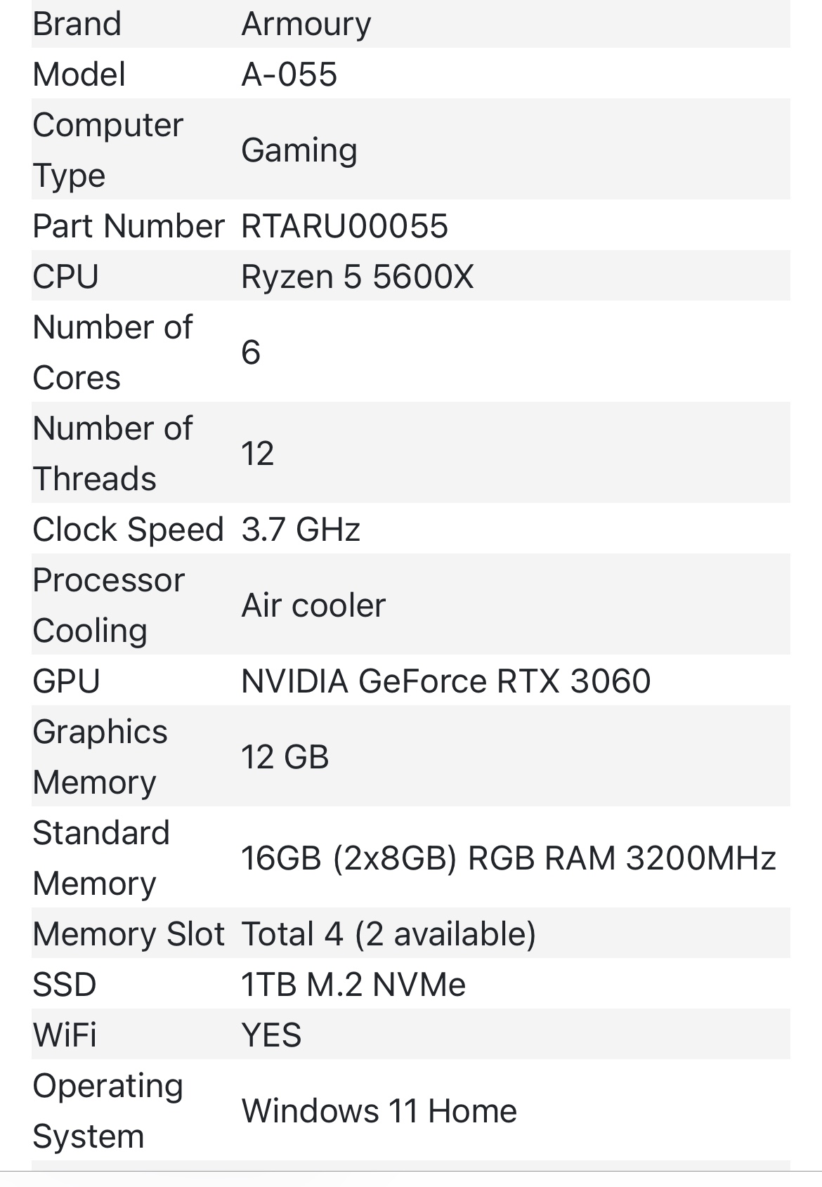 Armoury A-055 Gaming PC - photo 2