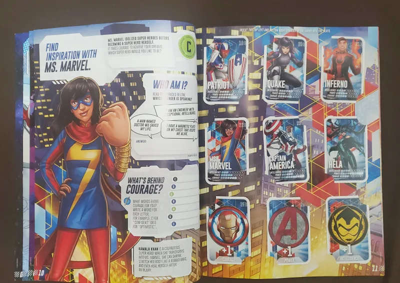 Marvel Album FULL 90 cards for  Sale image indicator(4)