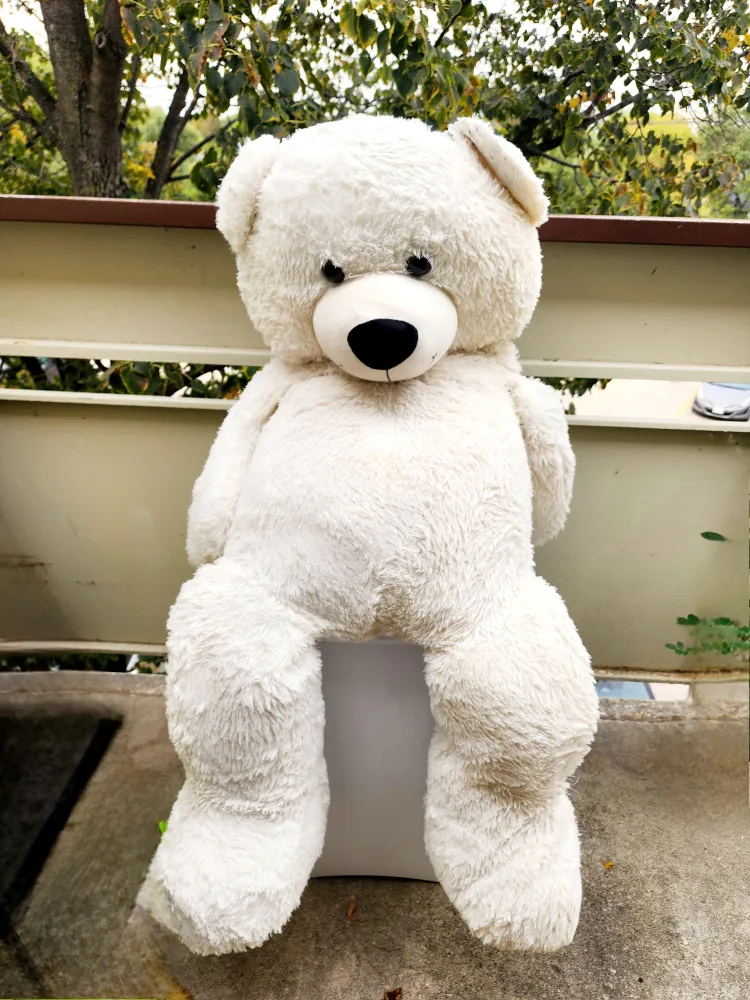 Urgent Sale: Giant White Teddy Bear thumbnail