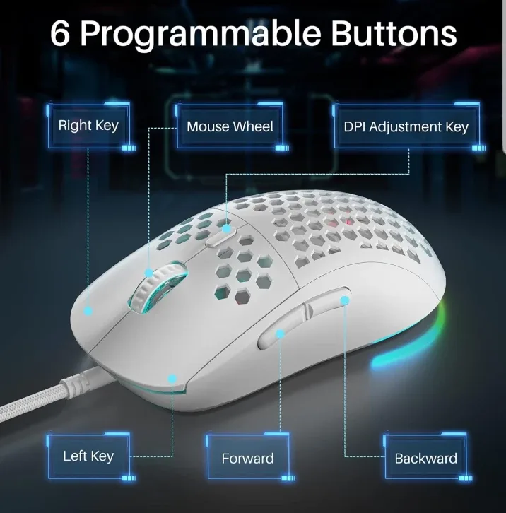 Mouse with RGB Lighting image indicator(10)