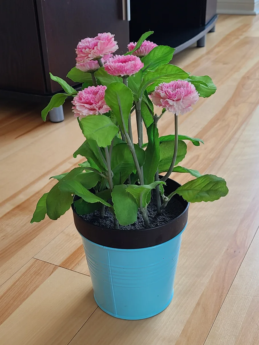 Artificial Pink Flower Pot thumbnail