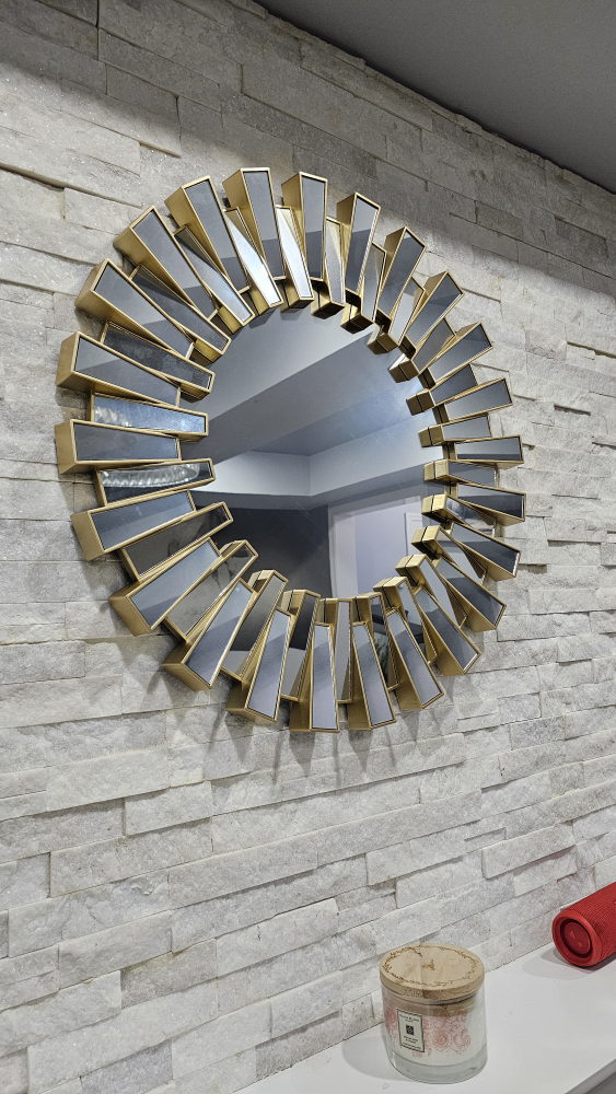 Gold Sunburst Mirror - photo 2