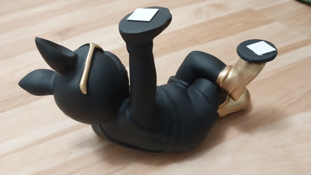 BNIB Black French Bulldog with 2 Trays image indicator(7)