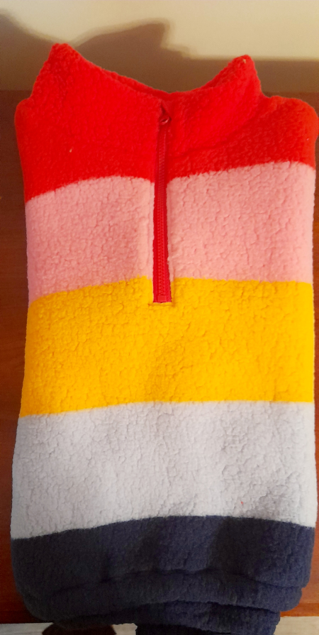 Girls Striped sherpa Pullover - photo 3