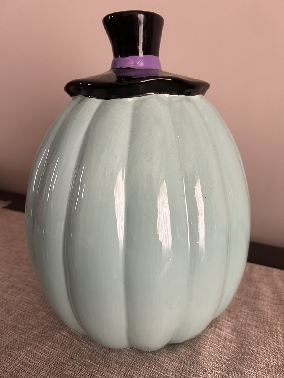 Halloween Jack-o-Lantern Ceramic Candy Bowl - photo 2