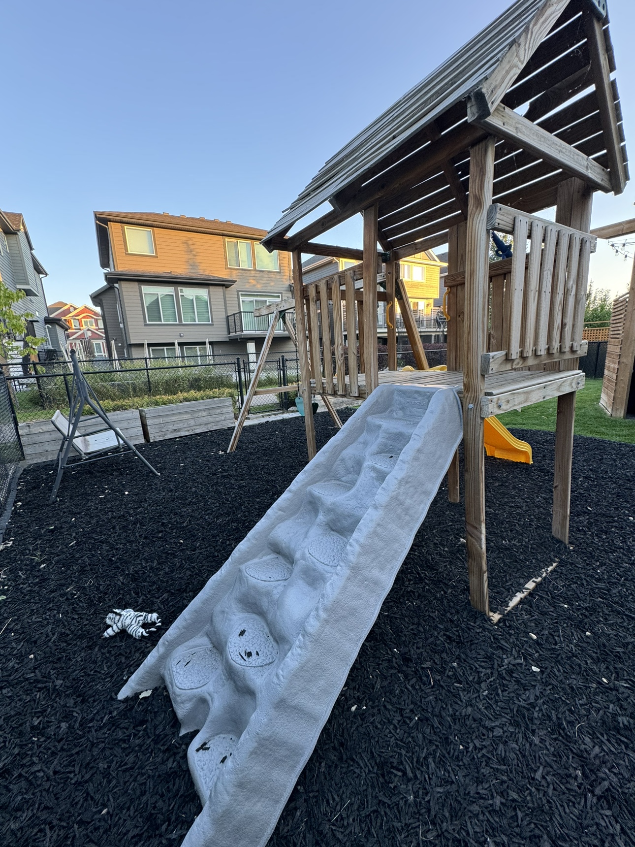 Wooden Playset with Slide and Swings - photo 5