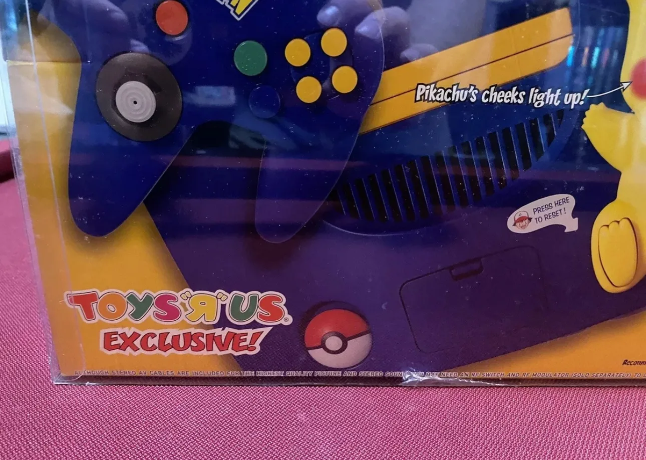 SEALED Pikachu Nintendo 64 Console Toys"R"US image indicator(2)