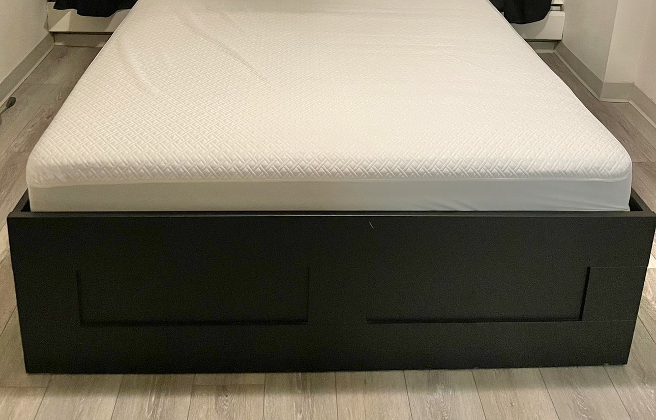 Queen Bed Frame with 4 Storage Drawers and Mattress - photo 2