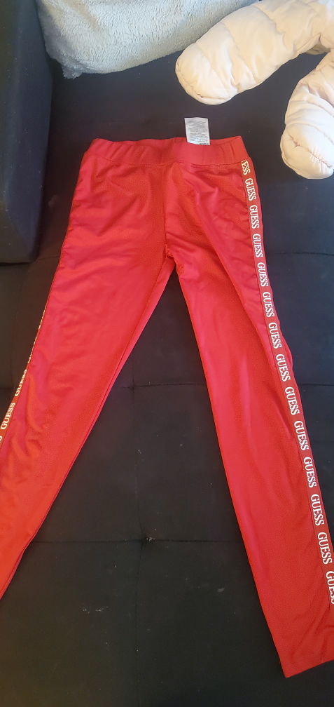 Guess Red Leggings Size 12