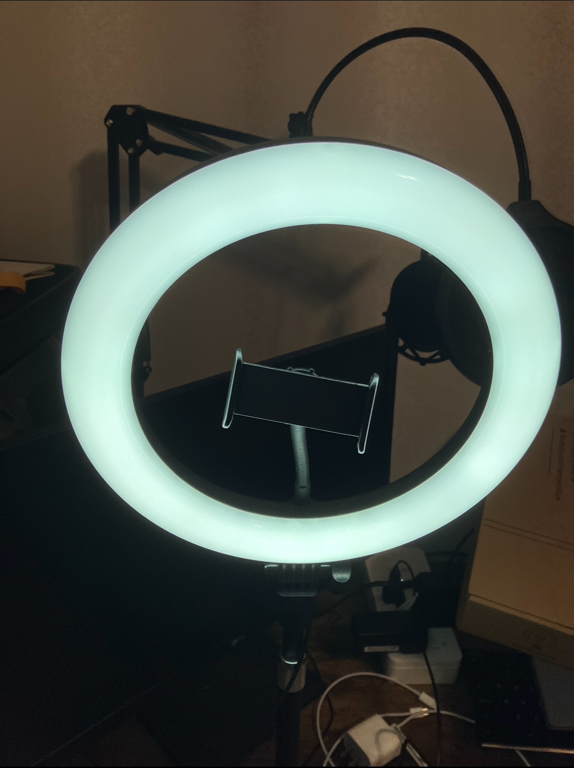 Desk phone ring light (for virtual meetings, youtube, etc.) - photo 4
