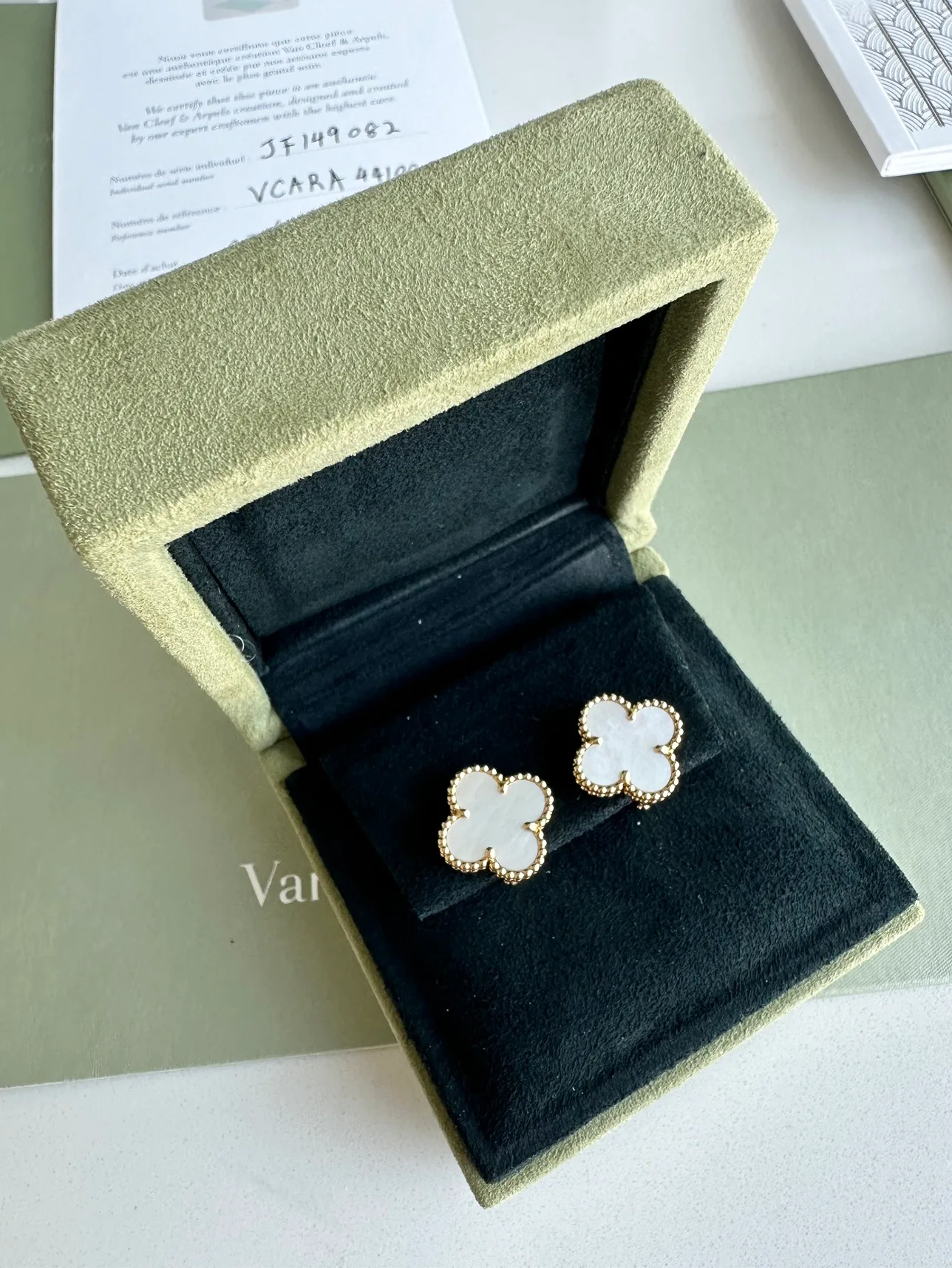 Van Cleef & Arpels Vintage Alhambra Earrings thumbnail