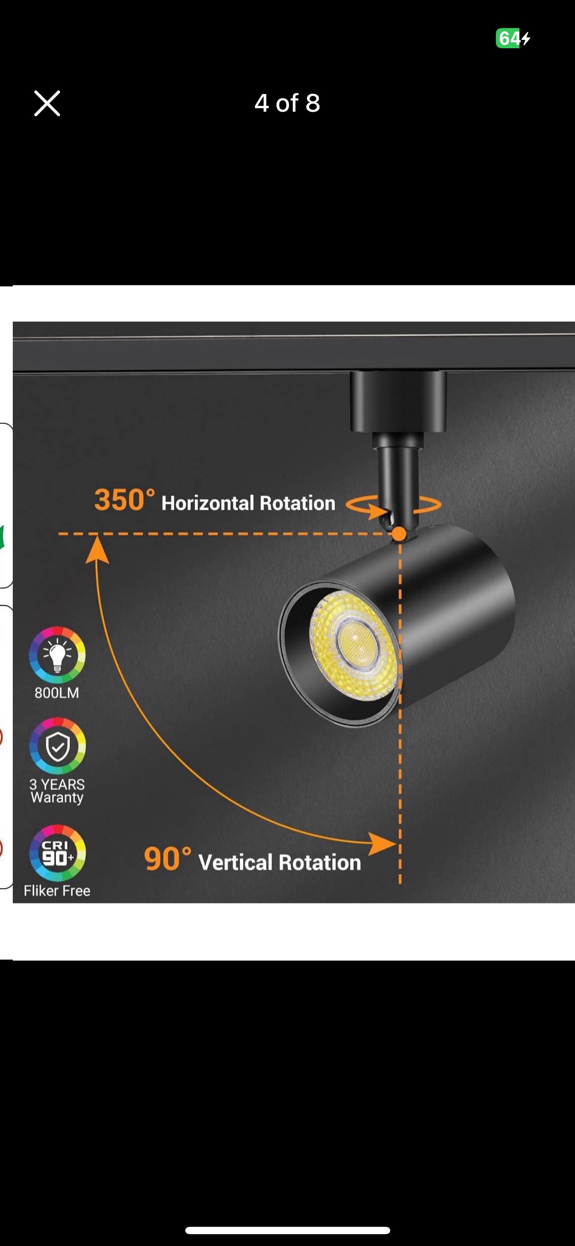 4 Pack LED Track Lighting Heads - photo 5