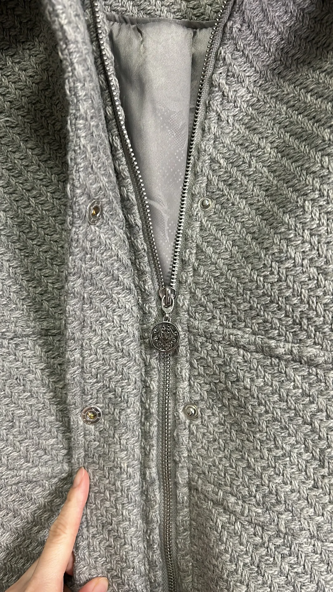 Jessica Simpson Grey wool Coat image indicator(8)