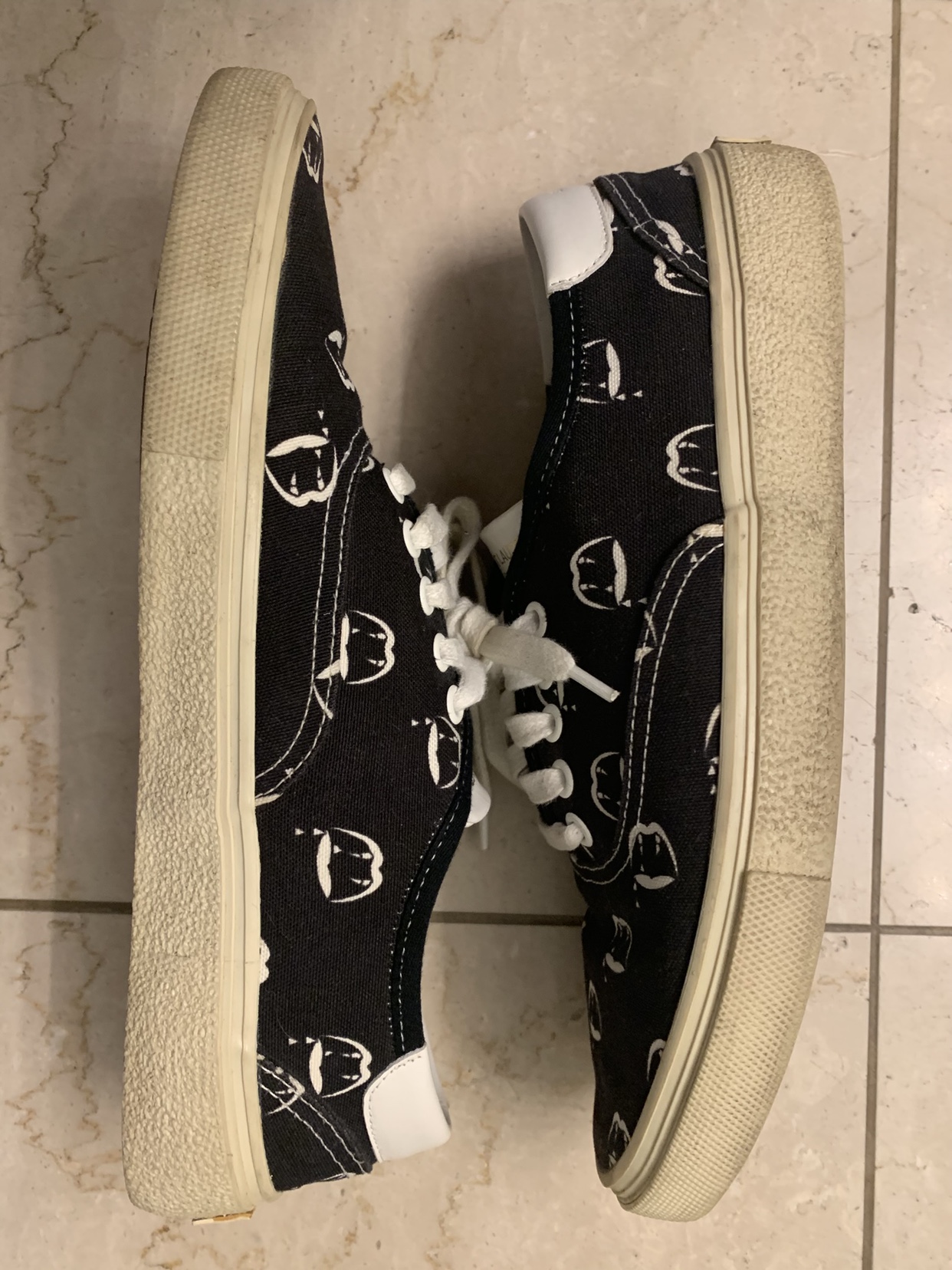 Saint Laurent Men’s Fangs Sneakers size 43 EU - photo 3