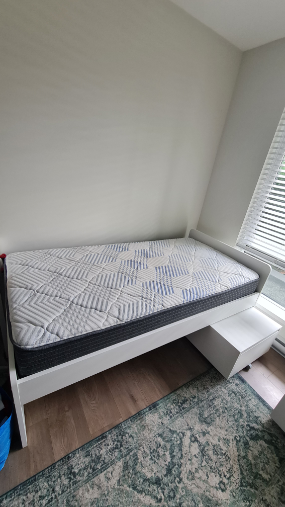 Twin Size Bed Frame with Storage Drawer