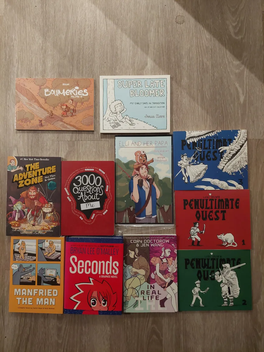 A collection of Graphic Novels thumbnail