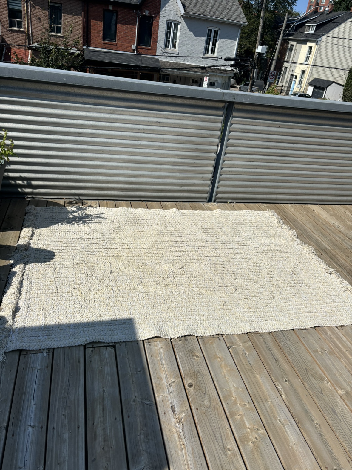 Woven rug- cream - photo 2