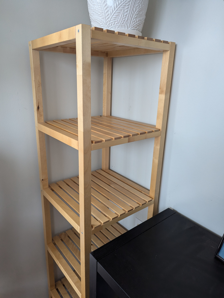 Ikea Bamboo Shelf Unit