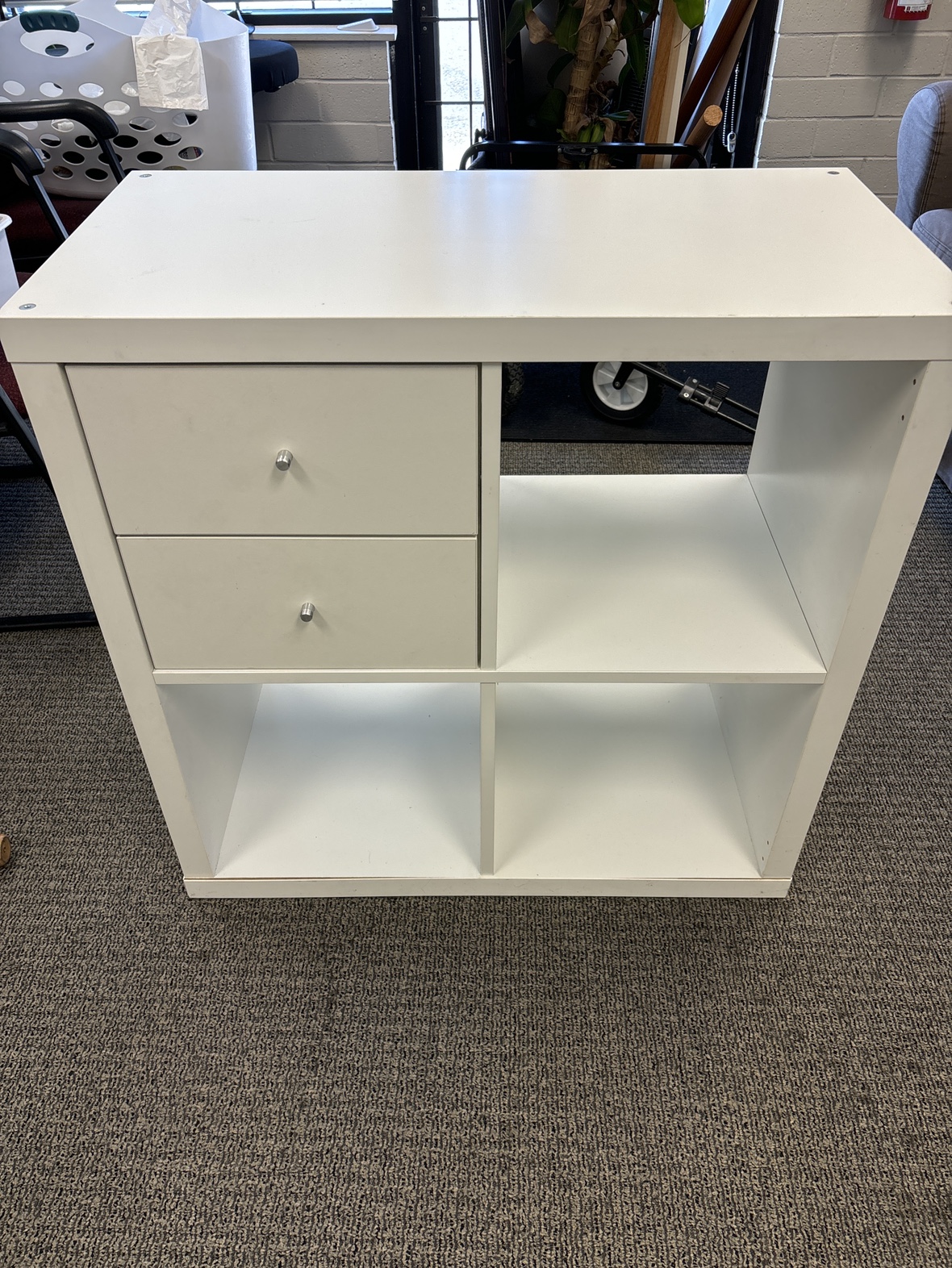 White Cube Shelving Unit