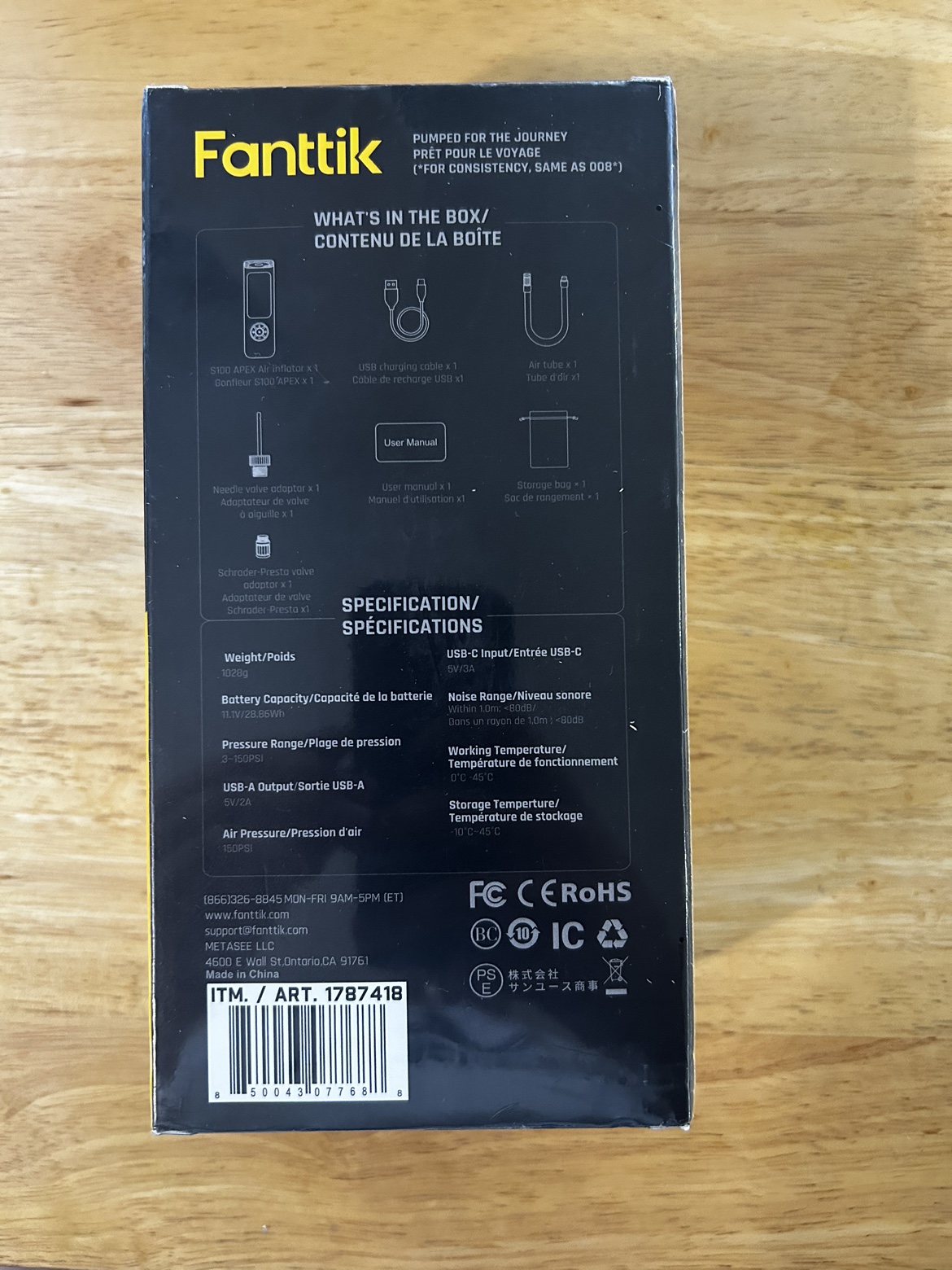Fantik S1000 Apex Air Inflator - photo 3