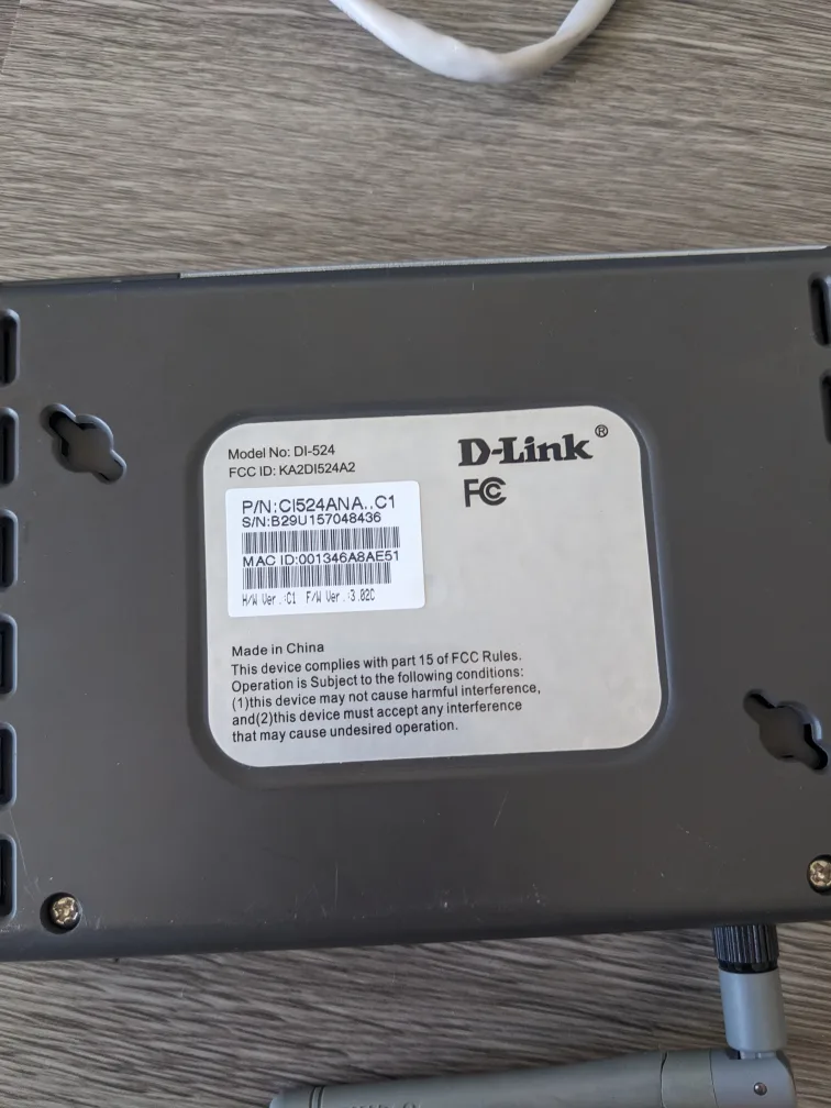 D-Link DI-524 Wireless Router image indicator(2)