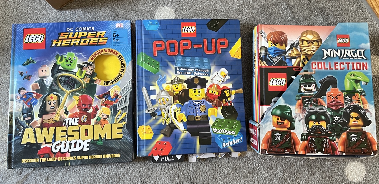 LEGO Pop-Up Book & LEGO Ninjago book and Book collection