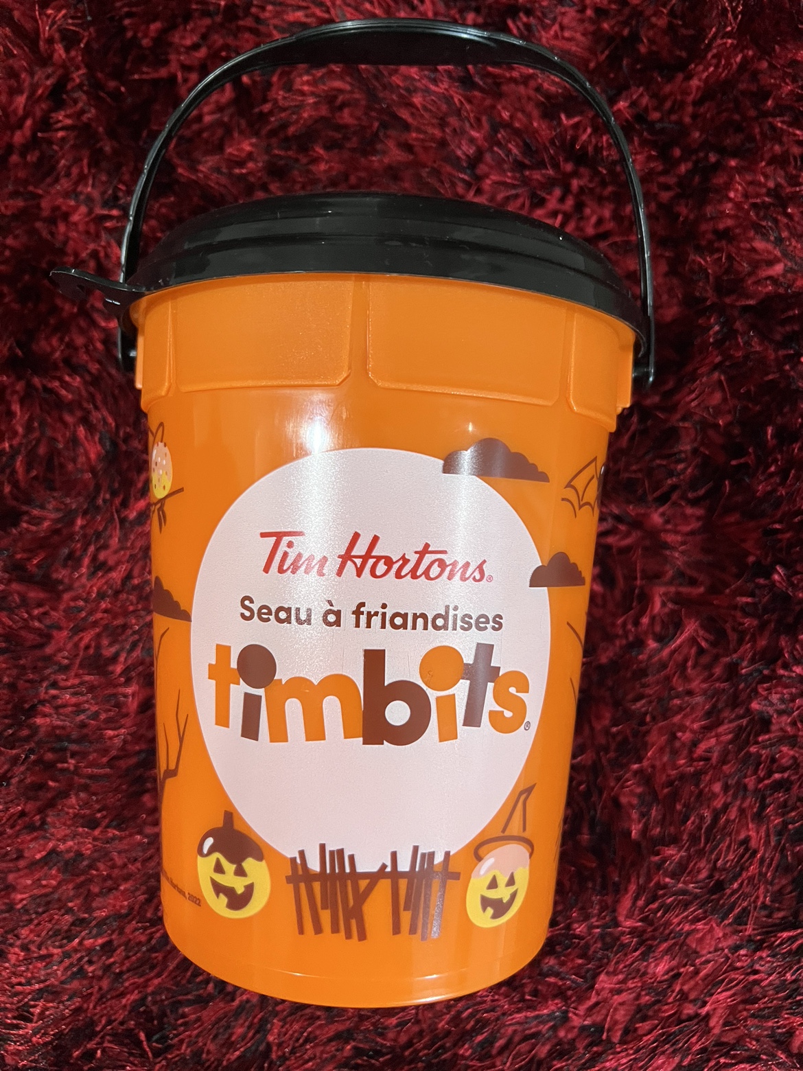 Tim Hortons Timbits Trick or Treat Bucket #freecycle