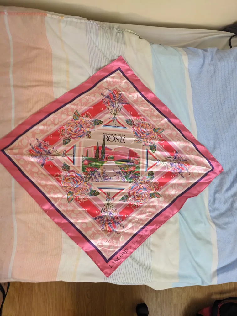 Lancôme Rose Silk Scarf thumbnail
