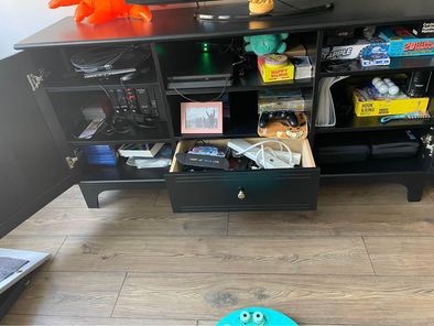 Black TV Stand - photo 2