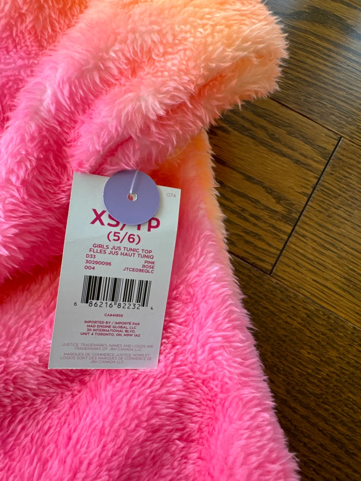 Justice Pink Tie-Dye Sweatshirt image indicator(4)