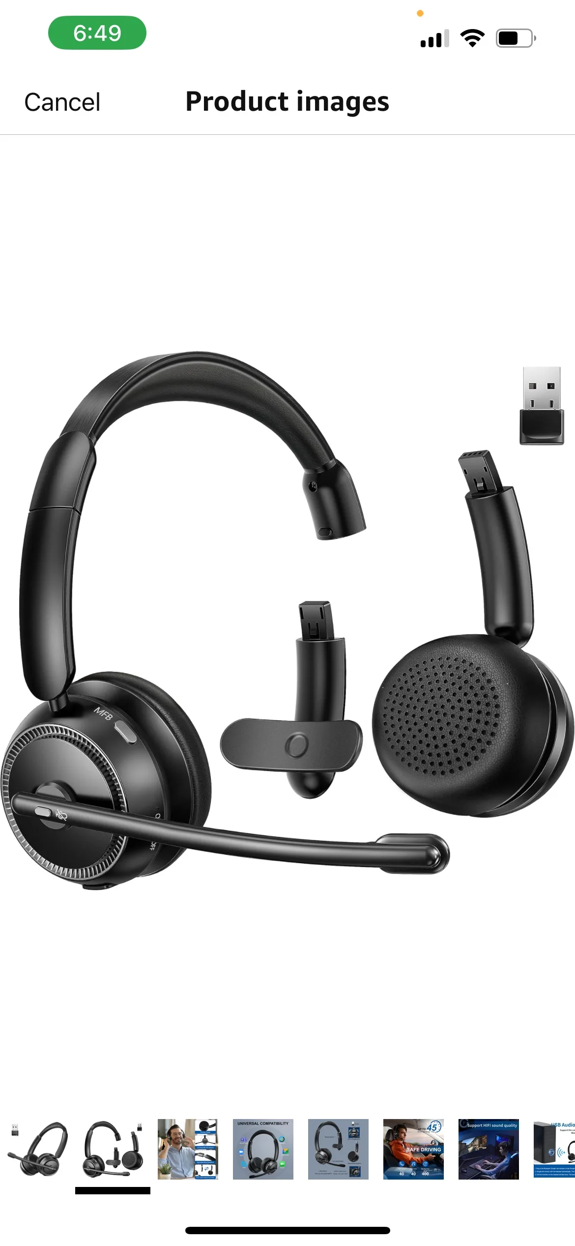 🥕Open box🥕 Single & Dual Bluetooth Headset Wireless thumbnail