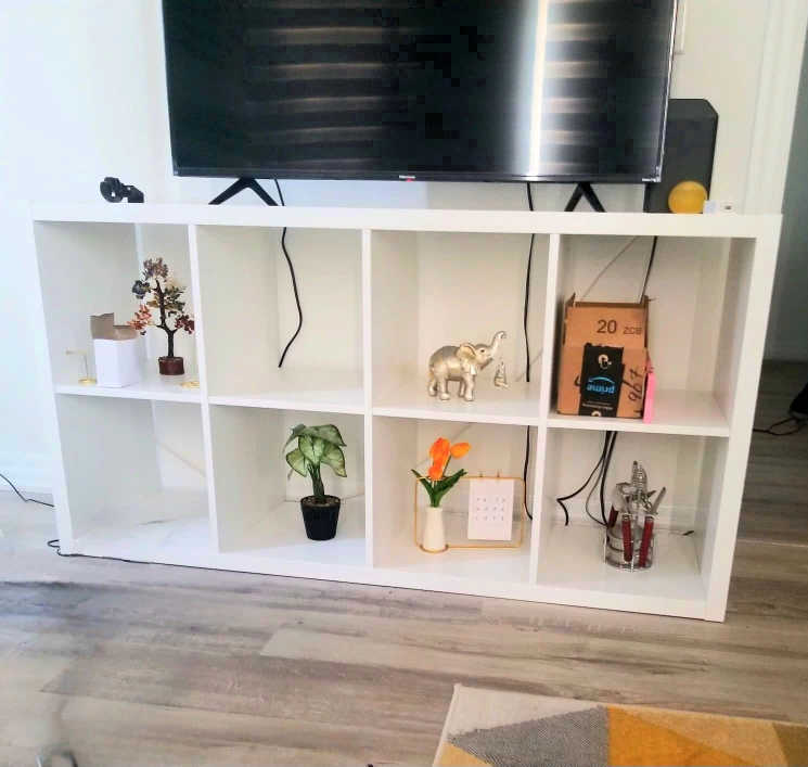 White Shelving Unit - photo 2