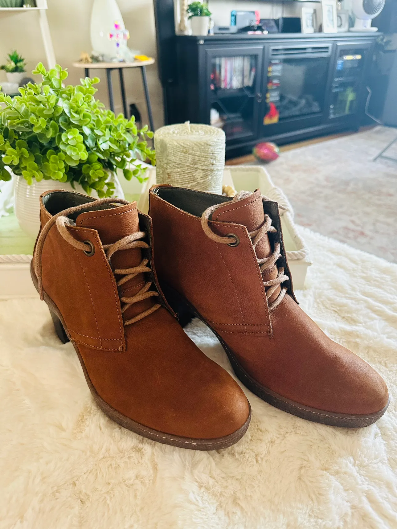 El Naturalista women genuine leather semi boots size 42 (size 9) thumbnail