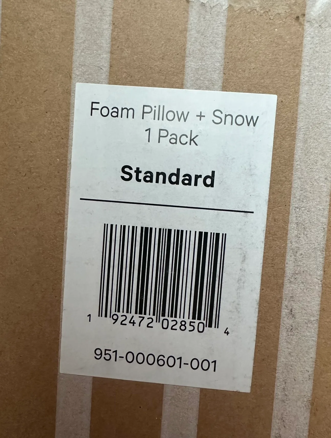Brand new sealed foam Casper pillow image indicator(2)