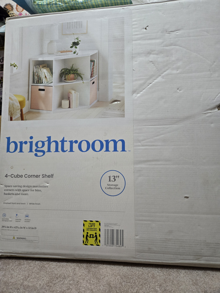 Brightroom 4-Cube Corner Shelf - photo 2