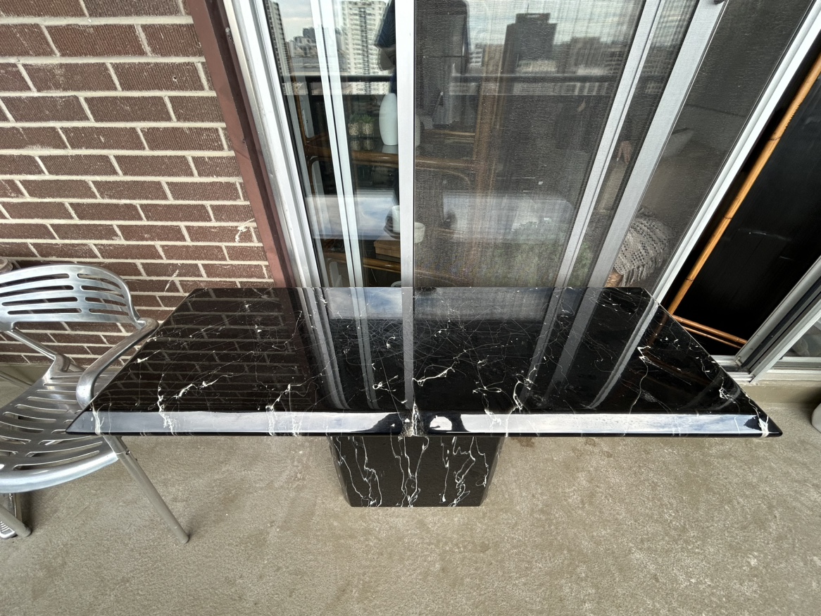 Black Marble Covering Table - photo 3