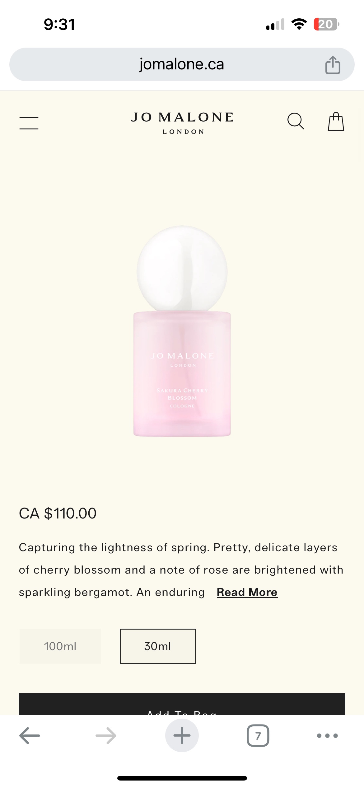 Jo Malone London Sakura Cherry Blossom Cologne - photo 2