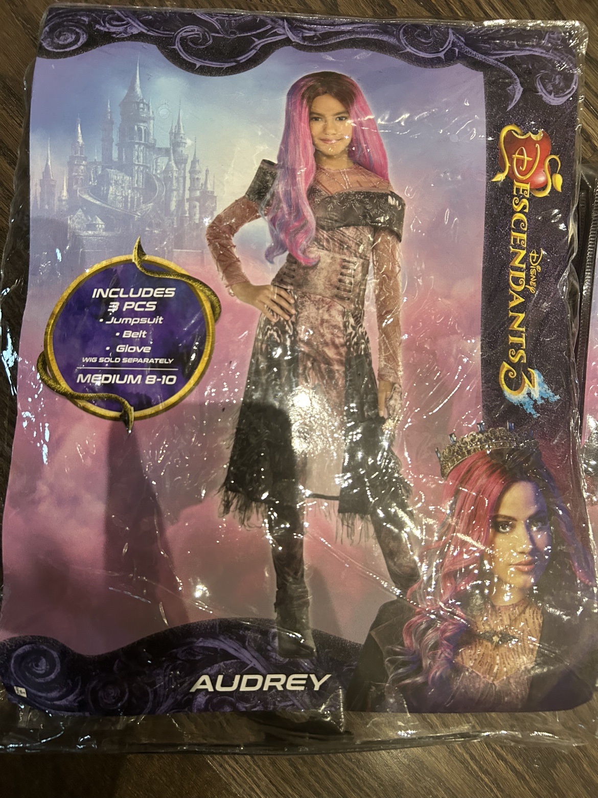 Descendants Audrey Halloween Costume + Wig Size M - photo 2