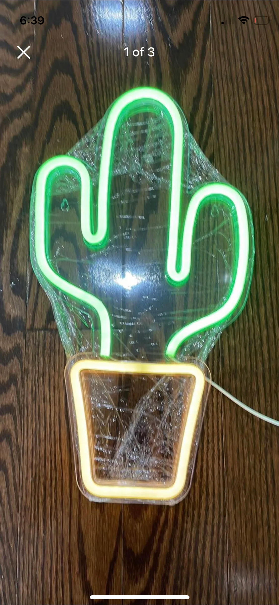 Cactus Neon Light Sign thumbnail