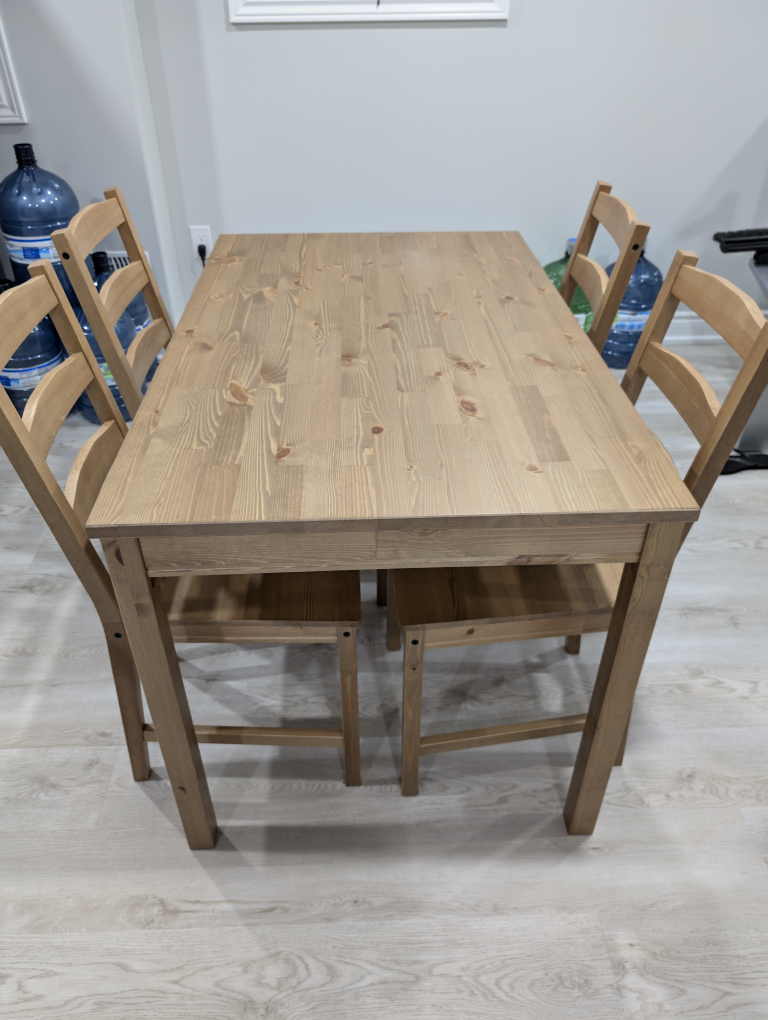 IKEA Table and 4 Chairs - photo 2