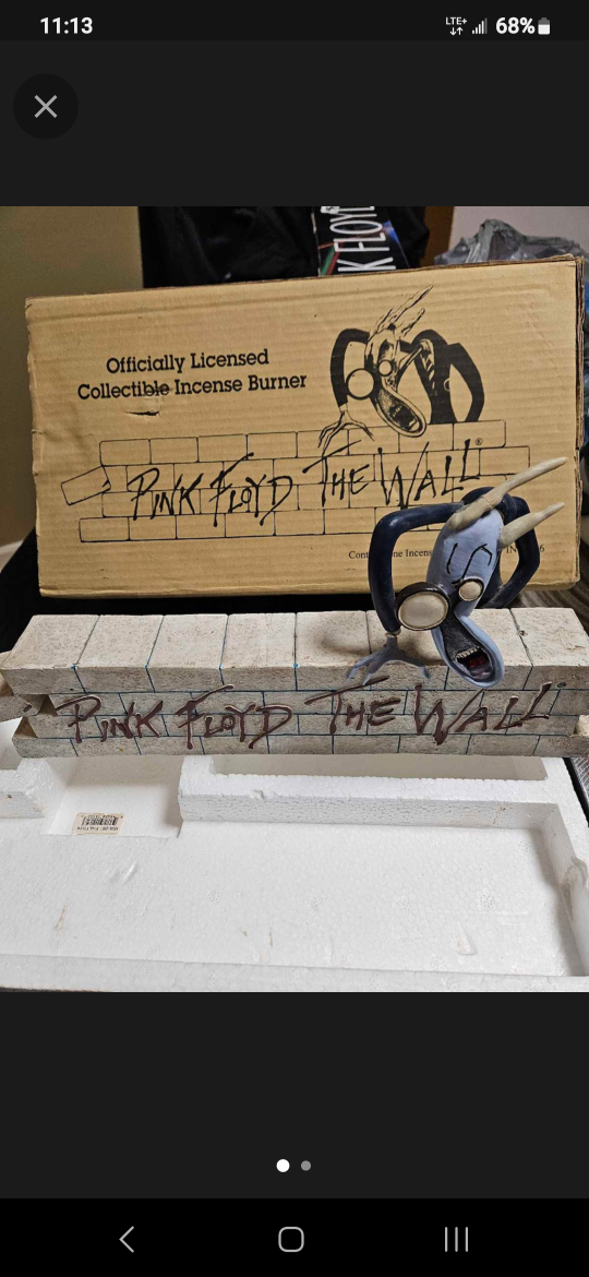 pink floyd  incense burner