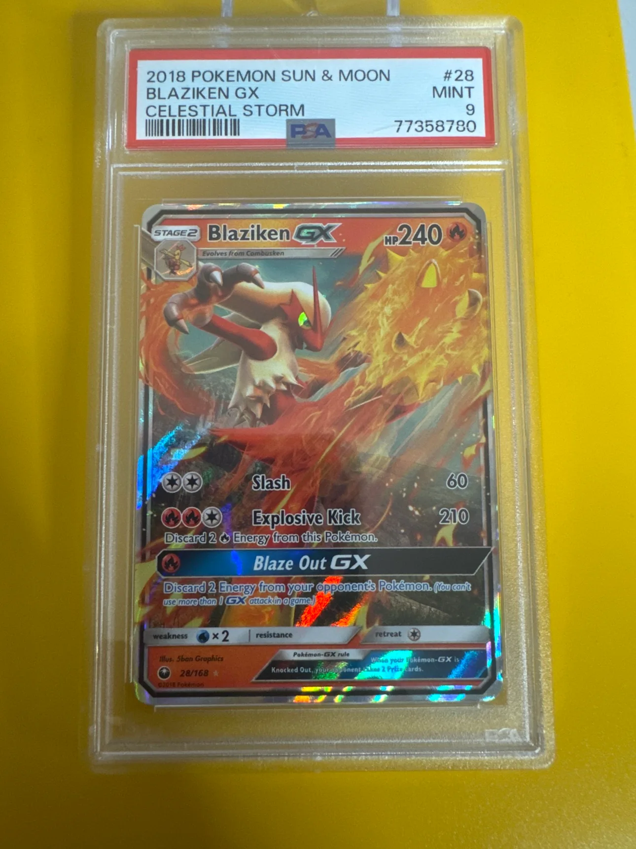 Blaziken GX 28/168 thumbnail