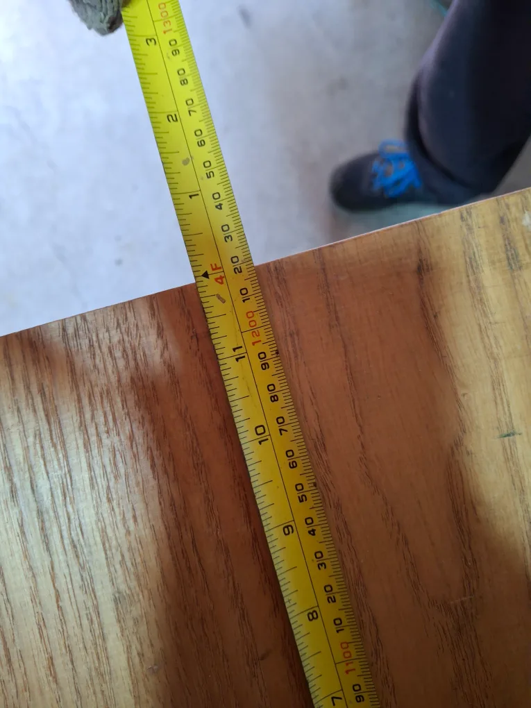 Wooden Bench with Metal Legs image indicator(2)