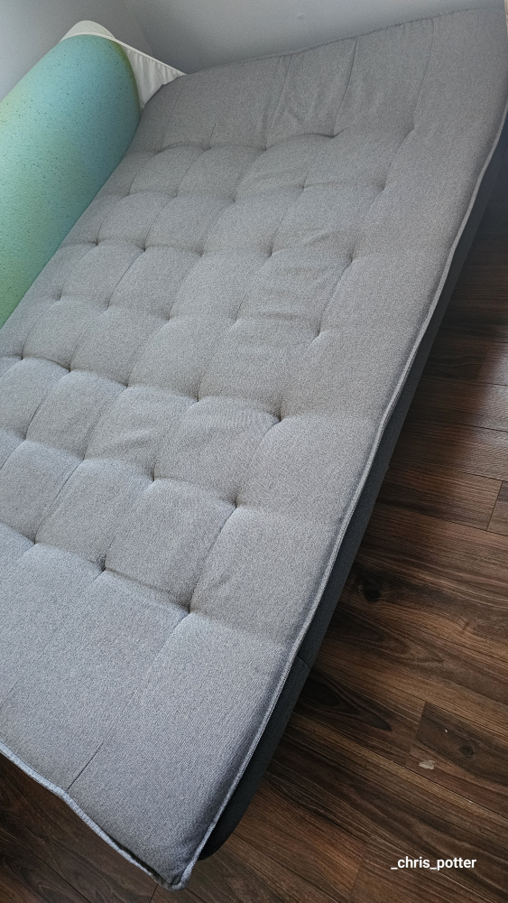 Grey Futon Couch - photo 2