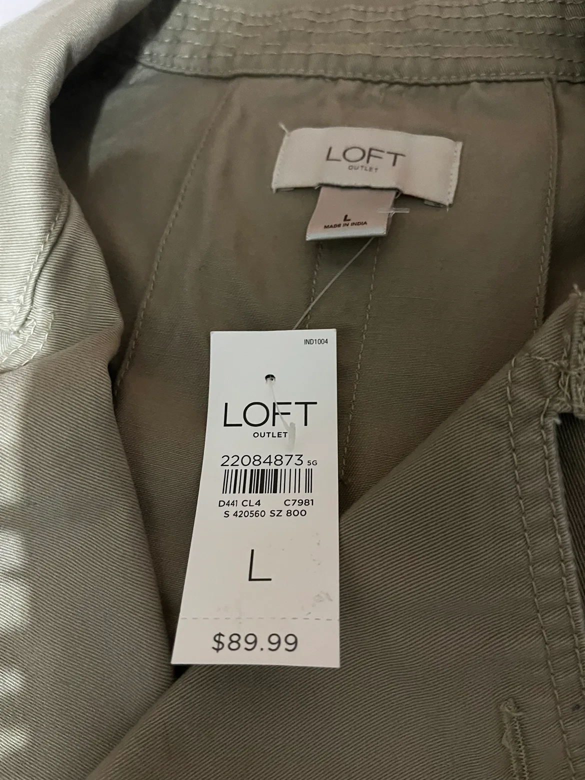 LOFT Double Breasted Jacket Trench image indicator(2)
