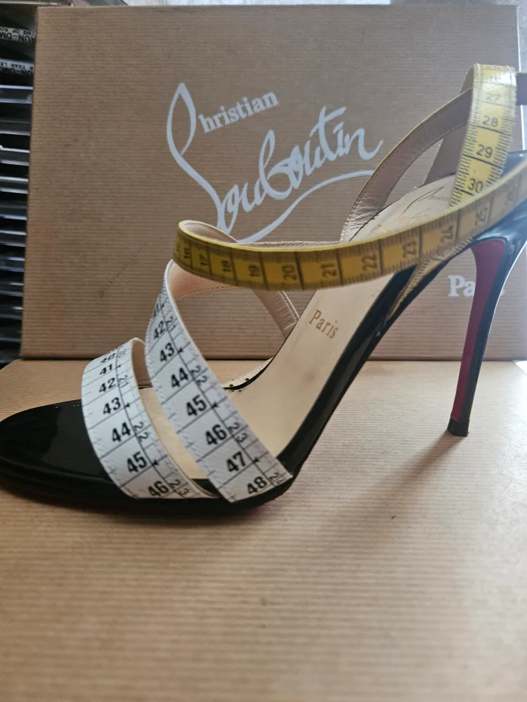 Christian Louboutin Tape Measure Heels